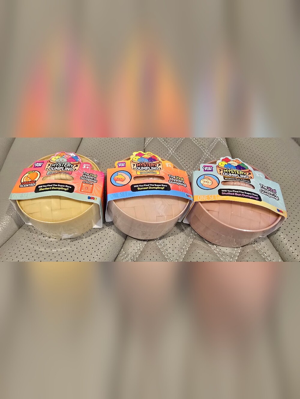 Bundle Of 3 RMS Dumplings, 1 Shertbert, 1 Stuffed, 1 Sunset